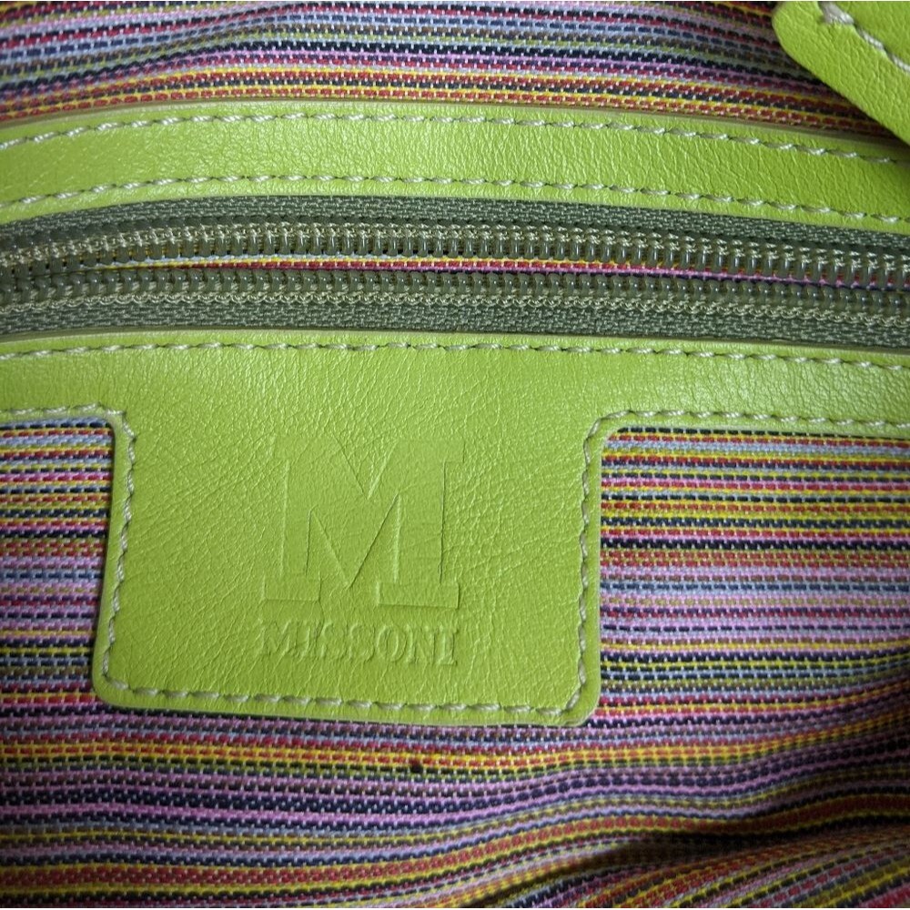 M MISSONI Raffia Crossbody Plastic Ring Strap - Picture 9 of 14